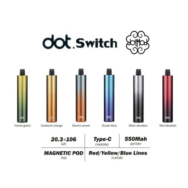【佩特里 Dot. Switch 主機】4000口大容量，15款精選口味