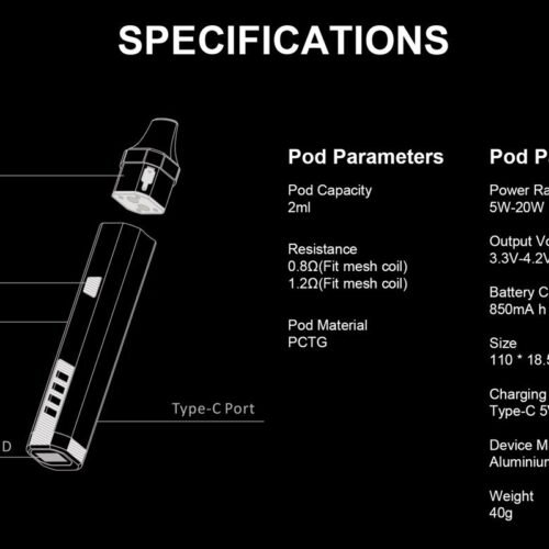 slyeek-3-fitpod-invc-hc-vape-25 【小煙主機】原廠正品 Slyeek 3 Fitpod X 斯萊克 3 雷標版