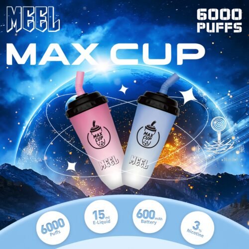 MEEL MAX CUP奶茶杯6000口 糖巢Sugar Nest 電子煙專賣店 https://mikeymcq2.com LINE ID: mikeymcq
